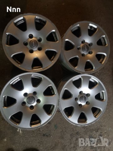 4бр.оригинални джанти 15ки 5х112 Ауди, снимка 2 - Гуми и джанти - 39370356