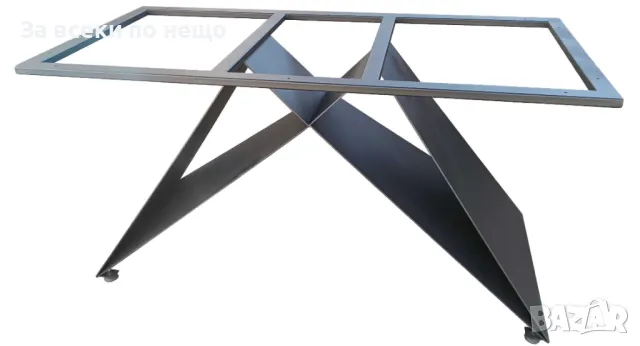 Ръчно изработена метална основа/крака за трапезна маса или бюро, снимка 2 - Маси - 47881094