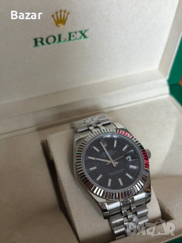 Rolex Datejust 41mm Автоматичен Часовник Пълен Комплект, снимка 5 - Мъжки - 53299216