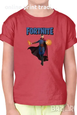 Детска тениска Фортнайт Fortnite Dr Strange Avengers, снимка 5 - Детски тениски и потници - 48523115