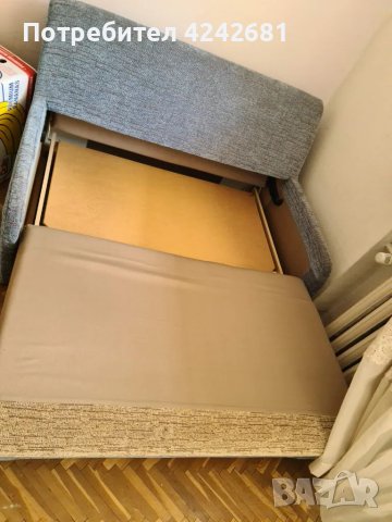 Разтегателно диванче, снимка 2 - Дивани и мека мебел - 49923588