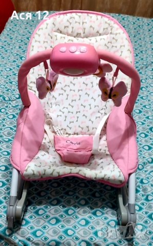 Бебешки шезлонг CARRIE CANGAROO -3в1/люлка,столче и легло/,с успокояващ ефект, снимка 10 - Детски колички - 42558018