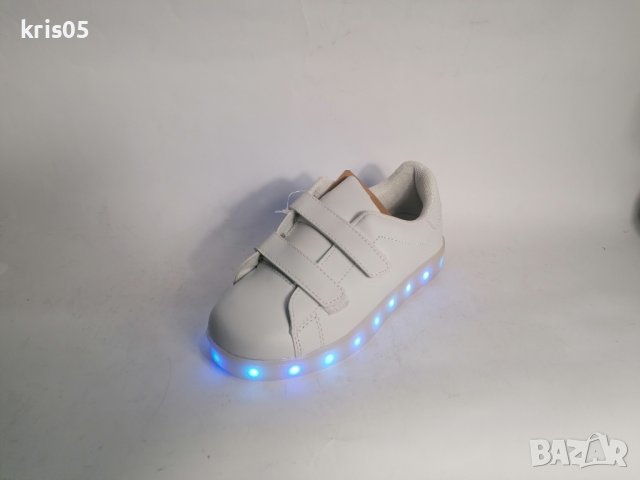 Детски светещи кецове с USB ЗАРЯДНО ., снимка 4 - Детски маратонки - 40012655