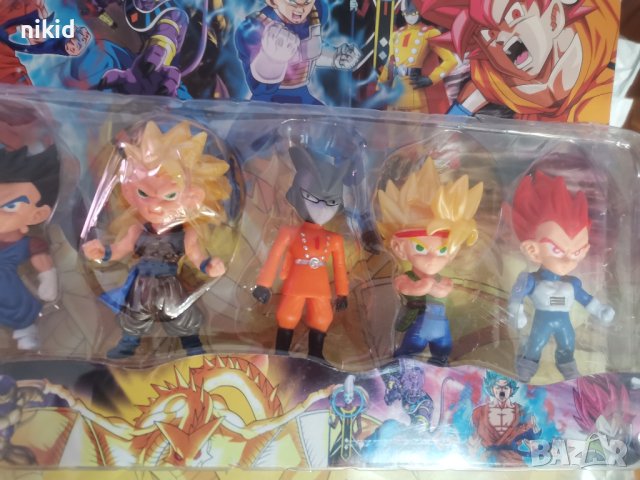 Dragonball Dragon ball 7 бр пластмасови фигурки играчки за игра и украса торта, снимка 3 - Фигурки - 41897027