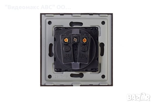 Контакт 16A, комплект с кристална рамка, "LUX-ON" - БЯЛ, СИВ, ЧЕРЕН, ЗЛАТИСТ, снимка 10 - Ключове, контакти, щепсели - 40266455