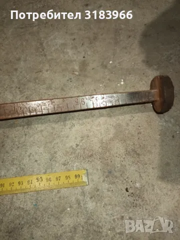 голям кантар с куки тегли до 100 кг, снимка 4 - Антикварни и старинни предмети - 50291796