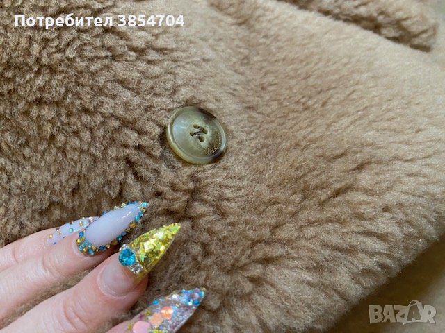 Палто камилска вълна+кашмир* teddy bear max mara Icon coat, снимка 10 - Палта, манта - 42365963