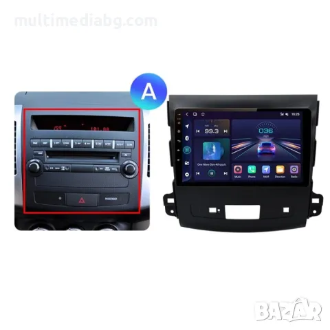 Mitsubishi Outlander 2005-2012 Мултимедия Навигация Android, снимка 2 - Аксесоари и консумативи - 49892749