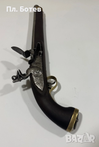 Стар кремъчен пищов, пистолет, револвер, снимка 5 - Антикварни и старинни предмети - 51860817