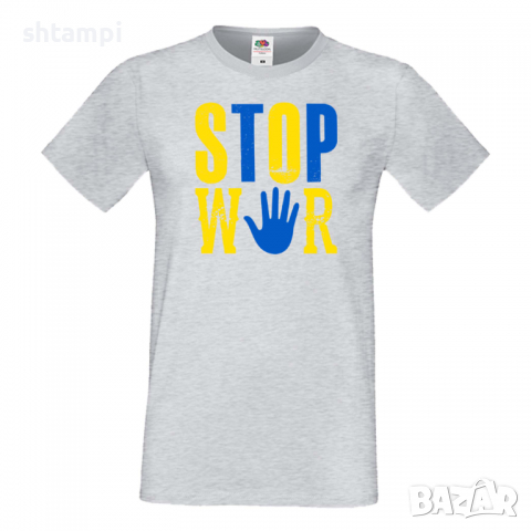 Мъжка тениска STOP WAR, снимка 6 - Тениски - 36125027