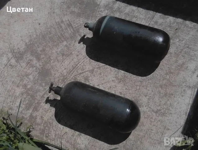 бутилка за сгъстен газ, СО2, азот