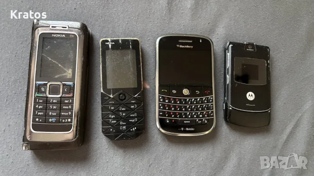 Лот Ретро Телефони Nokia Prism Blackberry Communicator Motorola
