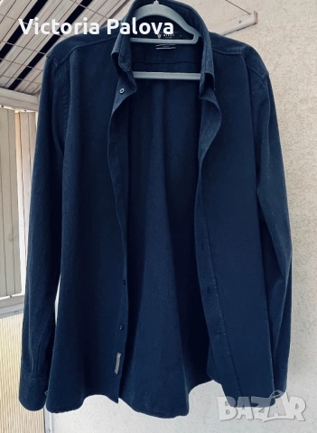 Плътна риза деним RILEY  Швеция , снимка 7 - Ризи - 52318482