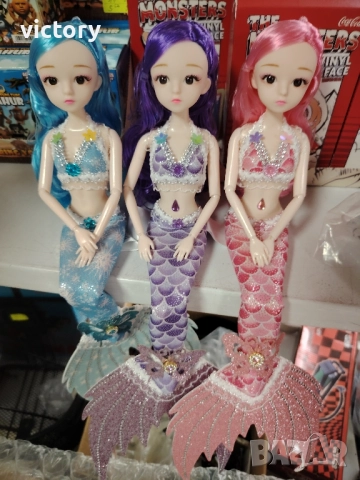 Кукла русалка 45см., снимка 3 - Кукли - 52465525