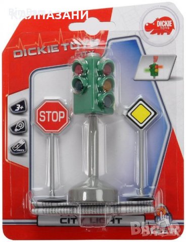 Dickie Toys - Светофар с пътни знаци 12 см. 203341000