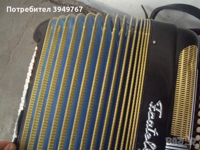 Стар акордеон 120 баса., снимка 7 - Антикварни и старинни предмети - 52458920