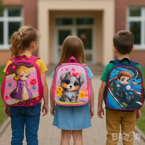 Детски ранички с цветни герои – стил и удобство за училище и игри