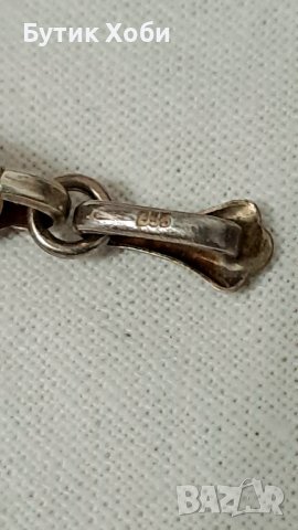 Висулка от натурален родохрозит  и сребро, снимка 5 - Антикварни и старинни предмети - 41648086