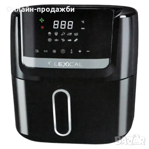 Еър фрайър с тъч скрийн Lexical Airfryer LAF-3045, снимка 1 - Фритюрници - 48497712