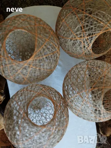 Абажури ф35см, многоцветни, снимка 11 - Полилеи - 12553272