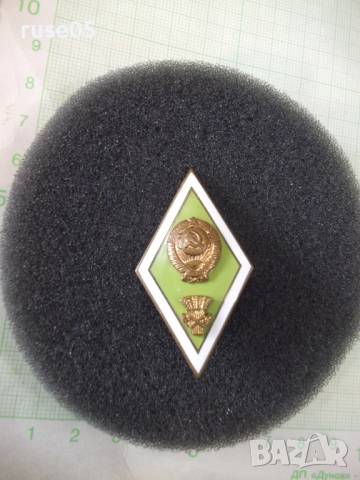 Значка университетска ромбоидна нова съветска - 1