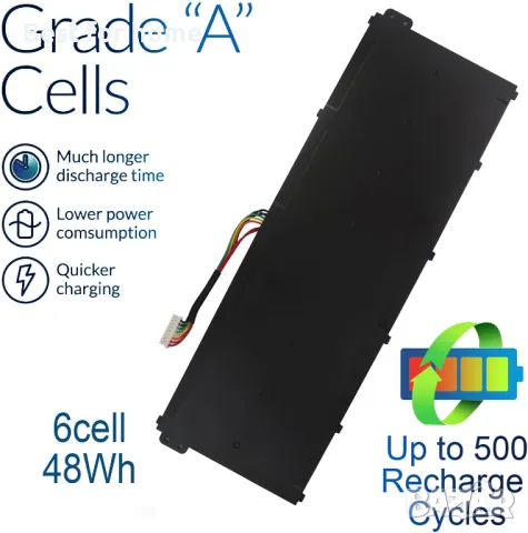 Батерия за Acer Chromebook 11 13 15  тип AC14B8K , снимка 3 - Батерии за лаптопи - 48694668