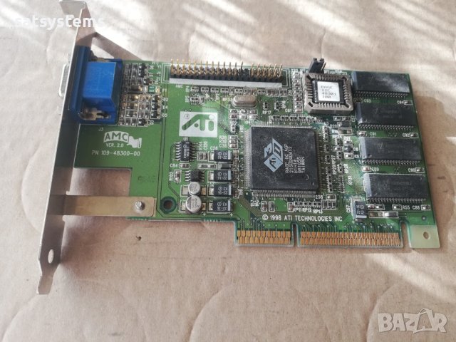 Видео карта ATi 3D Rage IIC 8MB AGP, снимка 5 - Видеокарти - 44226941
