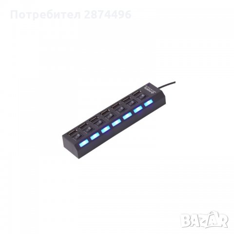 1003 USB Hub разклонител със 7 активни порта, снимка 4 - Други стоки за дома - 35796443