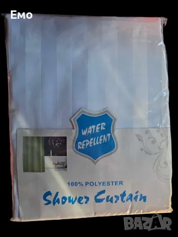 Луксозна завеса за баня - 180х180см, снимка 4 - Пердета и завеси - 48271369