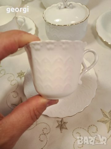 български порцеланов сервиз фин костен порцелан Видин   26/5, снимка 4 - Сервизи - 50851432