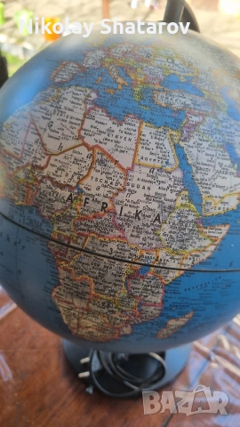 Глобус лампа, снимка 2 - Настолни лампи - 53830095
