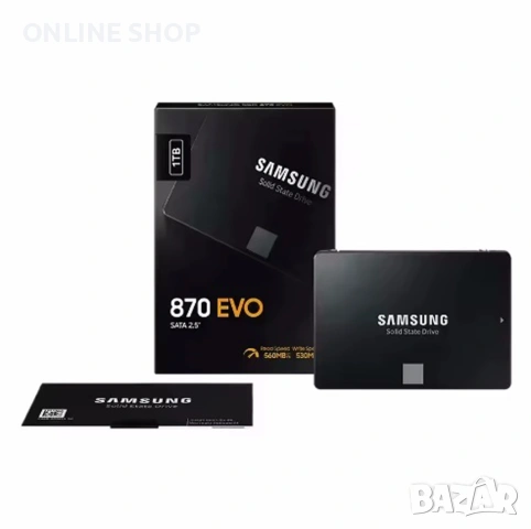 Samsung 870 Evo 1TB SSD Sata III 6GB НОВ, снимка 2 - Външни хард дискове - 53600680