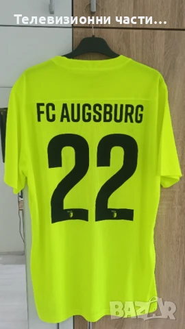 Футболна тениска фланелка на FC Augsburg #22 Nike Dri Fit BV6708-702 size L Аугсбург, снимка 2 - Спортни дрехи, екипи - 51391832