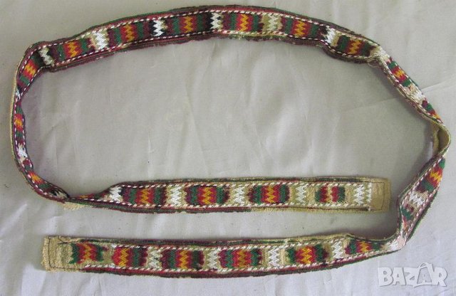 Стар Вълнен Колан за Женска Носия, снимка 5 - Антикварни и старинни предмети - 42120054