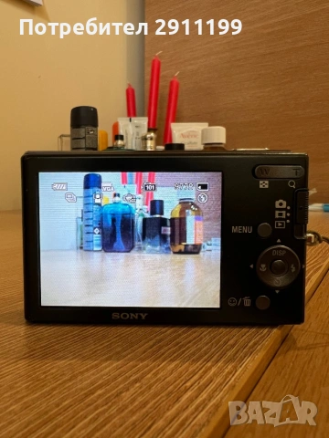 Фотоапарат Sony 10,1 Mp с подаръци, снимка 5 - Фотоапарати - 53869298