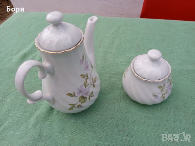 Български порцелан кана захарница, снимка 3 - Аксесоари за кухня - 35710666