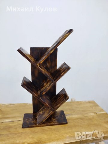 Етажерка за книги от дърво, снимка 6 - Етажерки - 51045779