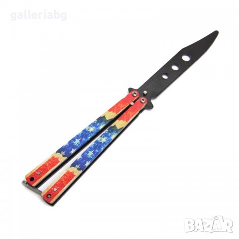 Тренировъчен нож пеперуда, снимка 2 - Ножове - 39777899