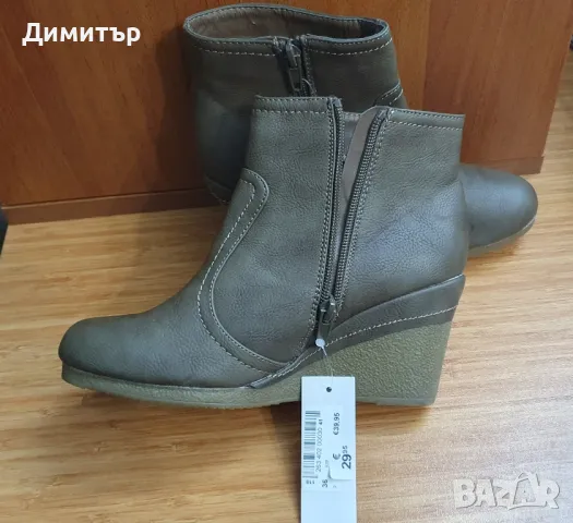 Дамски боти от Еко Кожа 36, снимка 9 - Дамски боти - 49049344