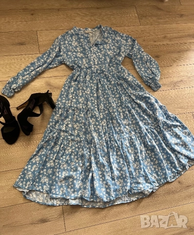 Светло синя рокля, снимка 5 - Рокли - 51626877