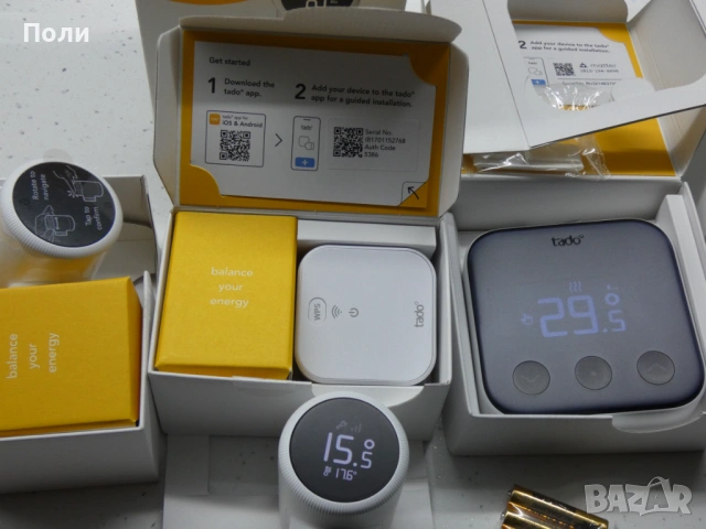 TADO - Wired Smart Thermostat X - Starter Kit, отопление, парно, котли, снимка 3 - Друга електроника - 53115848