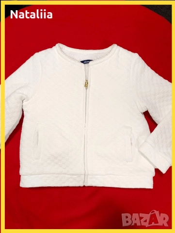 Елегантна детска блуза с пухена подплата „Okaidi“ за 3–4 години