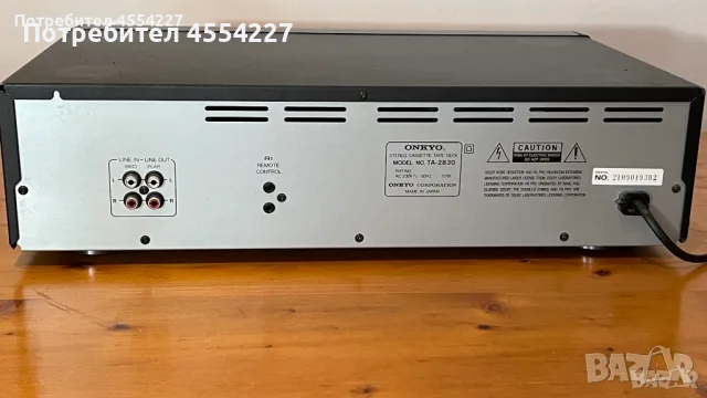 Касетен дек ONKYO TA2830, снимка 2 - Декове - 55780397