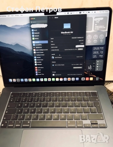 MacBook Air 15’ M3 Midnight , снимка 2 - Лаптопи за работа - 51979982