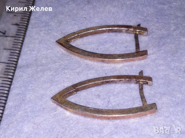 ЕЛЕГАНТНИ СРЕБЪРНИ ОБЕЦИ СРЕБРО 925 ВИНТИДЖ МОДЕЛ с АНГЛИЙСКО ЗАКОПЧАВАНЕ 38592, снимка 8 - Обеци - 41637930