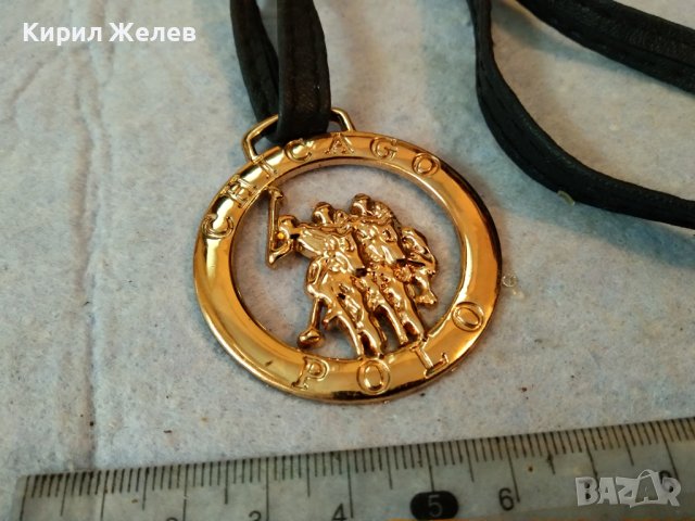 CHICAGO POLO КОЛЕКЦИОНЕРСКА РЯДКА ПОЗЛАТЕНА ЕМБЛЕМА ВИСУЛКА на КЛУБ по СПОРТ ПОЛО в ЧИКАГО САЩ 20914, снимка 4 - Колекции - 41860628