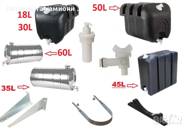 Туба Резервоар Казанче за вода 18л 30л 35л 45л 50л 60л