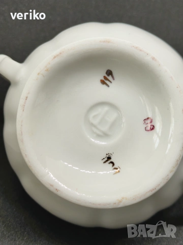 Лот захарница и каничка за мляко, снимка 4 - Антикварни и старинни предмети - 53692847