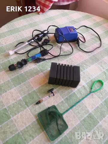 Нагревател, помпа,и други за аквариум. , снимка 2 - Оборудване за аквариуми - 49970942