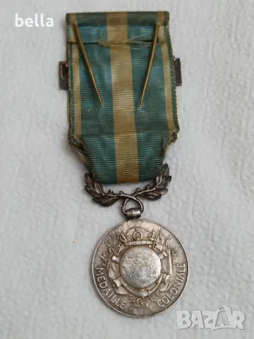 Сребърен френски колониален  орден ,запазен вид, снимка 2 - Други ценни предмети - 50057019